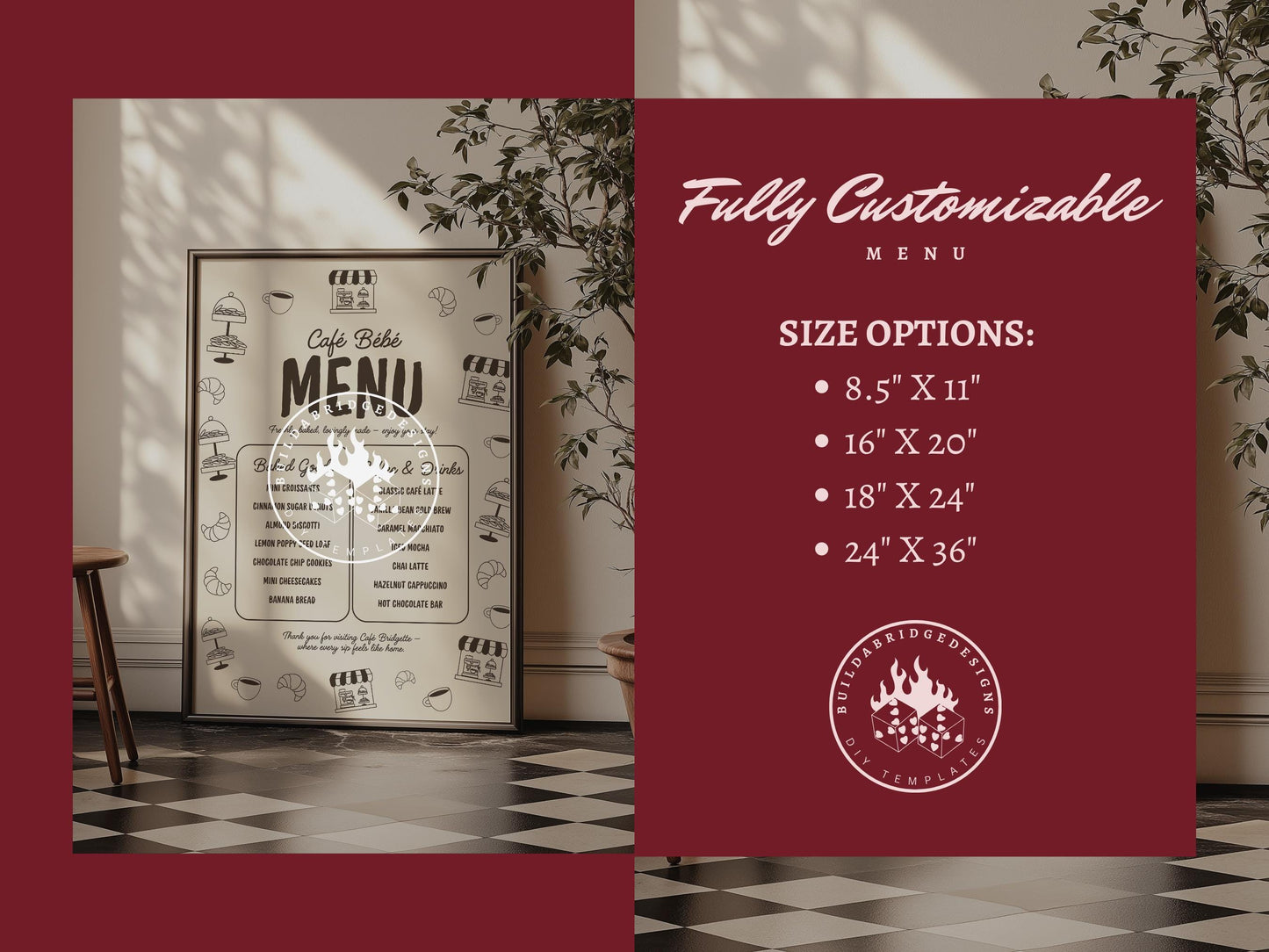 Cafe Bebe Baby Shower Bundle Templates Editable Coffee Shop Baby Shower Invitation Diaper Raffle Baby Is Brewing Home Cafe Baby Shower Games