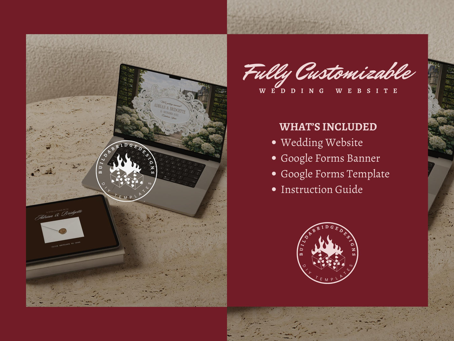 Old Money Wedding Website Template Editable Luxury Wedding Website RSVP Google Forms Classy Wedding Website Invitation Canva Website Invite