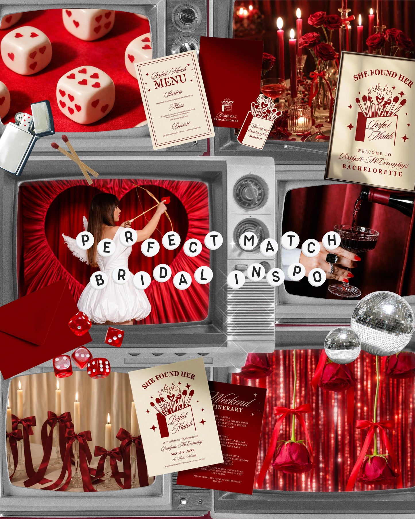 Perfect Match Bachelorette Bundle Templates Editable Perfect Match Bridal Shower Invitation Perfect Match Welcome Sign Bridal Shower Games