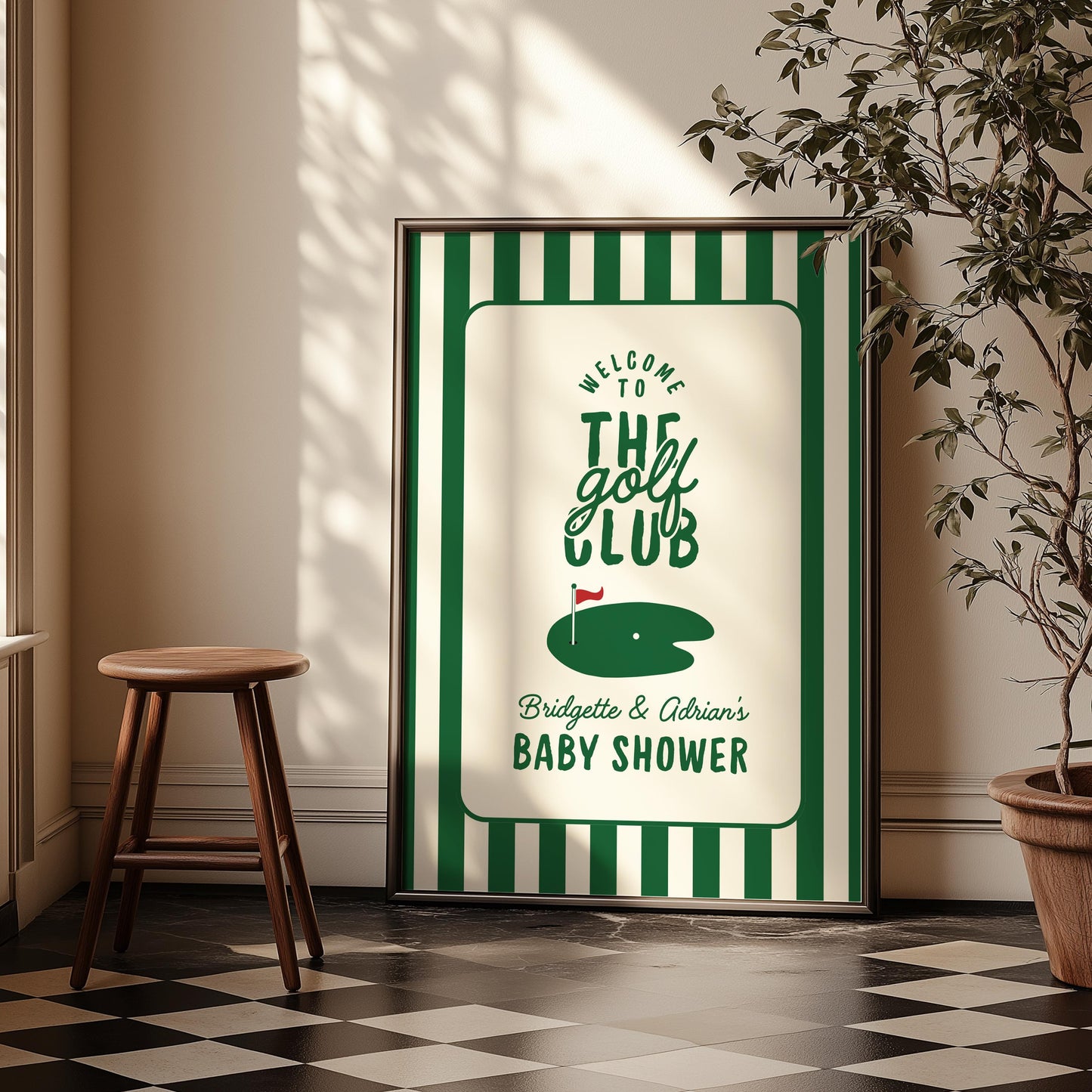 Vintage Golf Baby Shower Bundle Templates Old Money Country Club Invitation Editable Golf Welcome Sign Baby Shower Games Country Club Menu