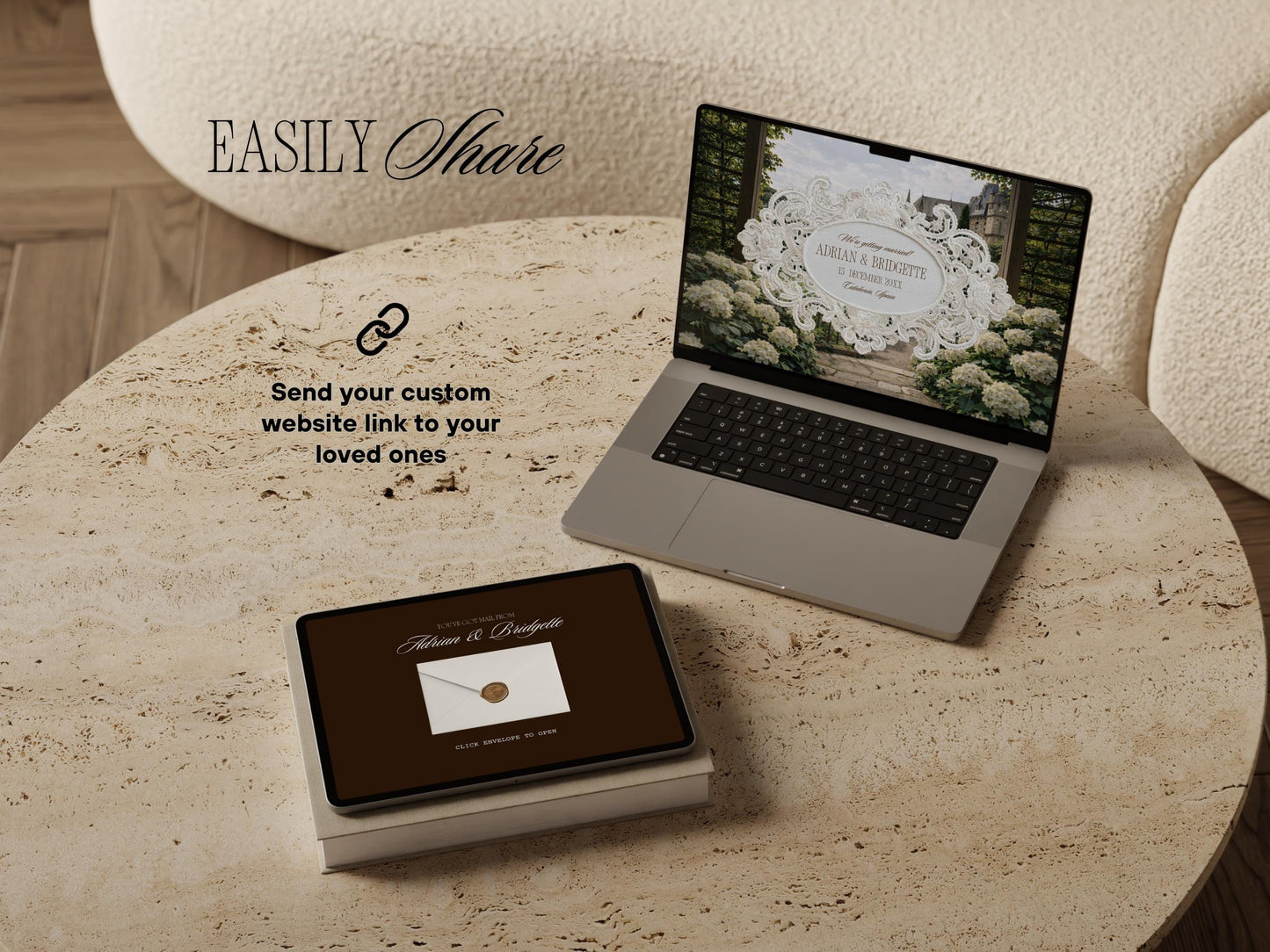 Old Money Wedding Website Template Editable Digital Wedding Invitation Website RSVP Google Forms Classy Wedding Website Invitation Moody