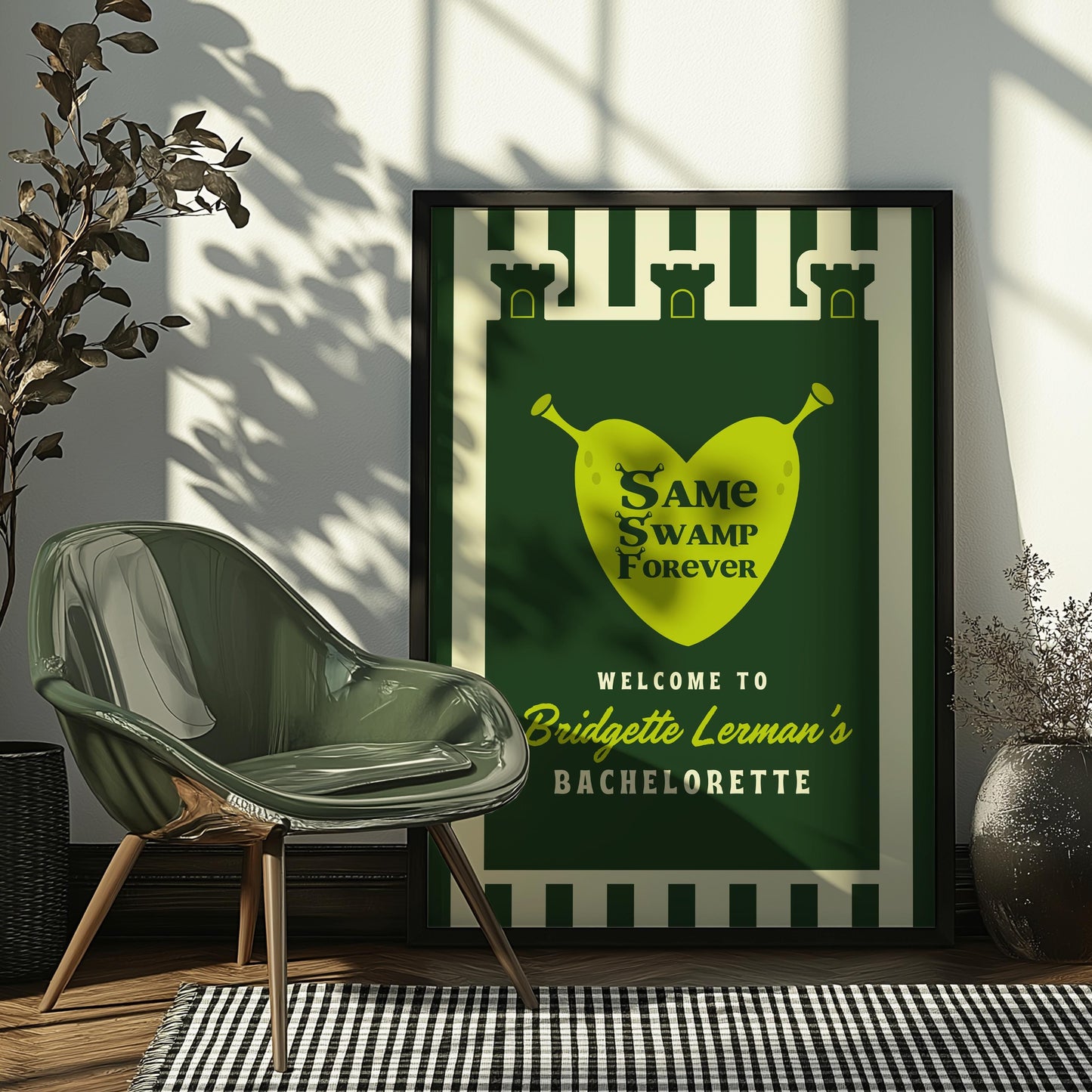 Last Romp in the Swamp Welcome Sign Template Editable Same Swamp Forever Bachelorette Welcome Sign Funny Ogre Bachelorette Party Sign Bach