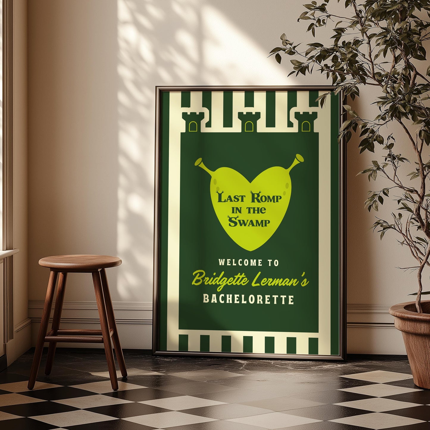 Last Romp in the Swamp Bachelorette Bundle Same Swamp Forever Editable Invitation Template Ogre Bachelorette Invite Itinerary Shrexy Ogre