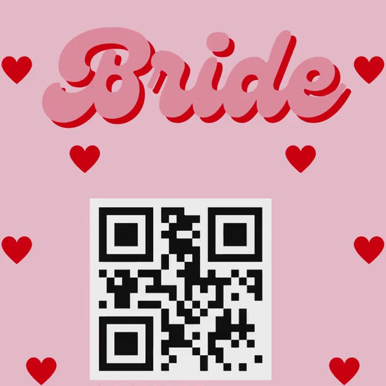 Buy the Bride a Drink Instagram Story Template Retro Bachelorette Venmo Story Cash App Story QR Code Custom Party QR Code