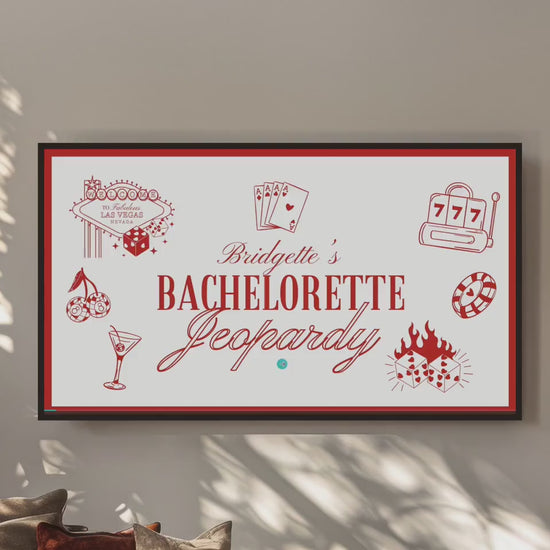 BACHELORETTE JEOPARDY GAME Template Bridal Jeopardy Game Template Lucky in Love Bachelorette Party Drinking Game Las Vegas Bachelorette